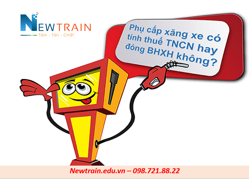 Phụ cấp xăng xe có tính thuế tncn không
